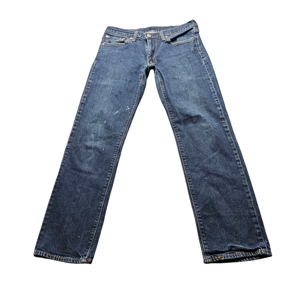 Levis Premium 511 Slim Fit Jeans Mens 31x31 Indigo Blue Big E Denim Pants